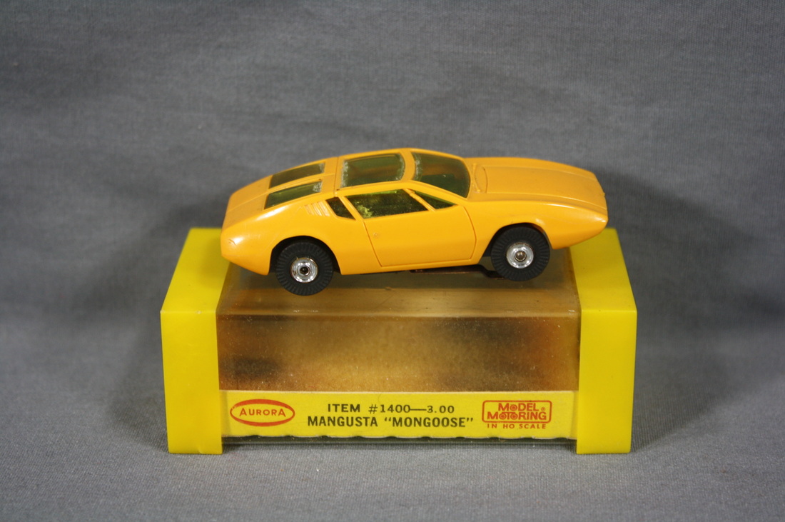 Yellow W/ Decals HO Slot Car Body Only 1976-77 AFX #1939 Matador Taxi NOS